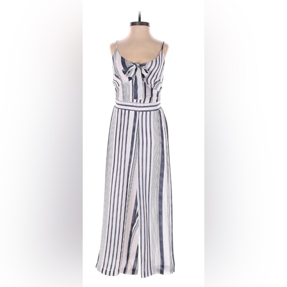 Japna Pants - Japna Blue Pinstripe Spaghetti Strap Jumper